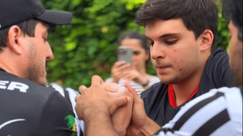 André Gressler Vence João Tomás - braço de ferro portugal - armwrestling portugal
