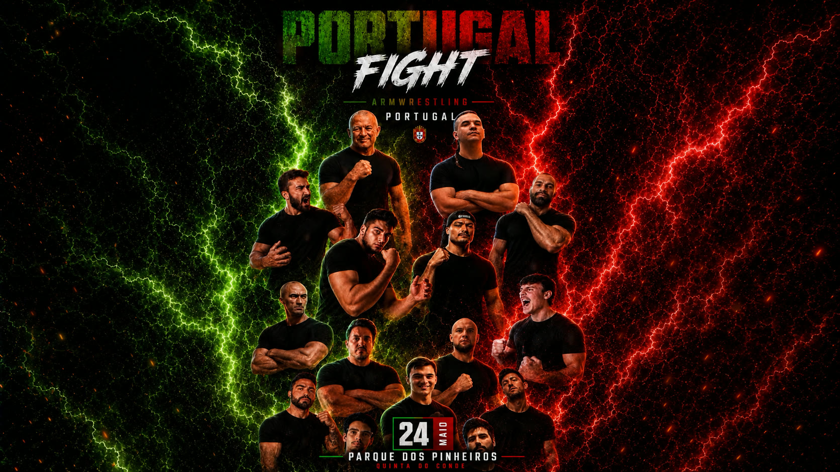Cartaz do Portugal Fight 1 em formato panorâmico 16:9