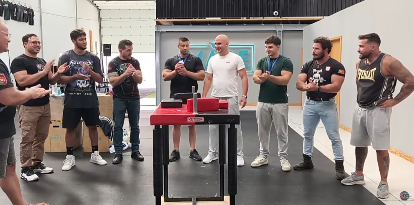 Atletas reunidos após o Top 8 Portugal 2026